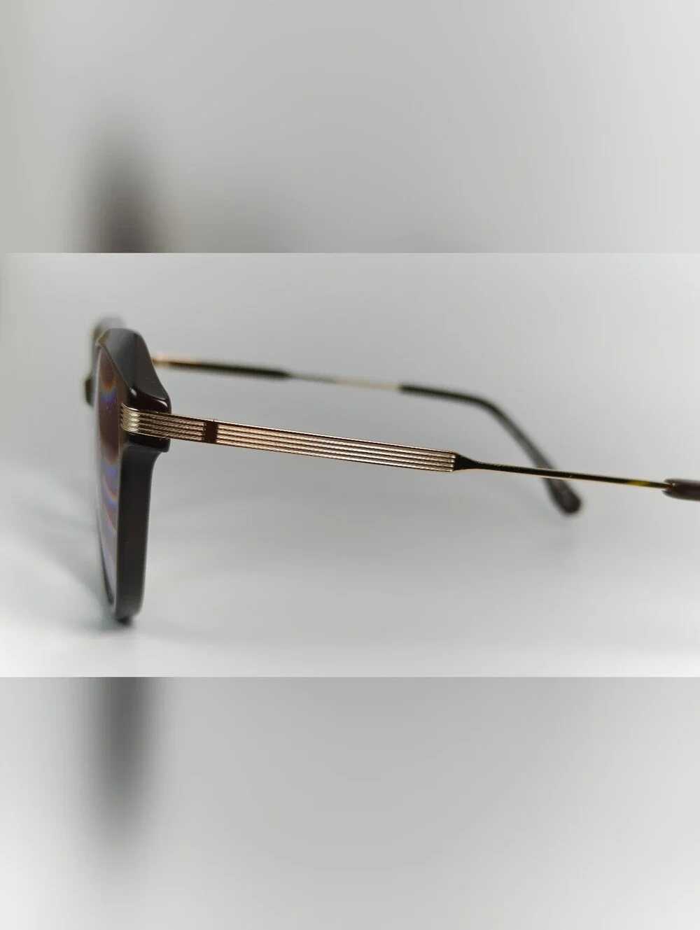 Exec. Classic Women's Deep Mocha Brown Cat-Eye Eyeglass Frames.